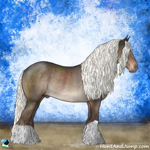 Horse Color:Liver Chestnut Mushroom Rabicano 