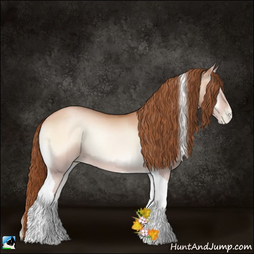 Horse Color:Bay Pearl Onyx Sabino Tobiano 