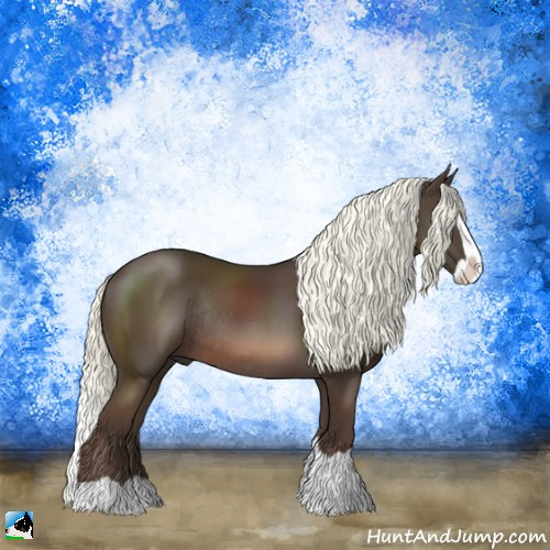 Horse Color:Liver Chestnut Mushroom Splash Rabicano 