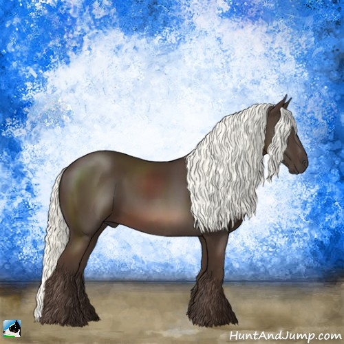 Horse Color:Liver Chestnut Mushroom Rabicano 