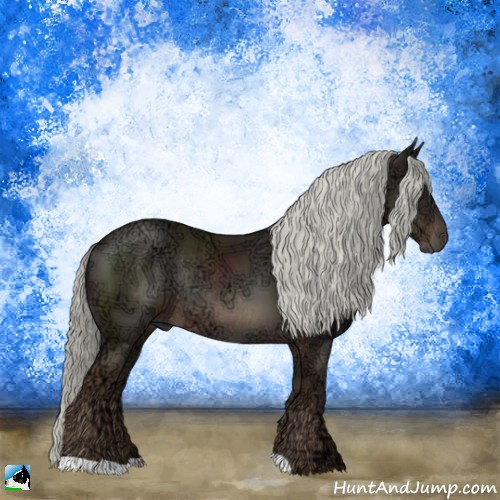 Horse Color:Liver Chestnut Ice Mushroom Rabicano 