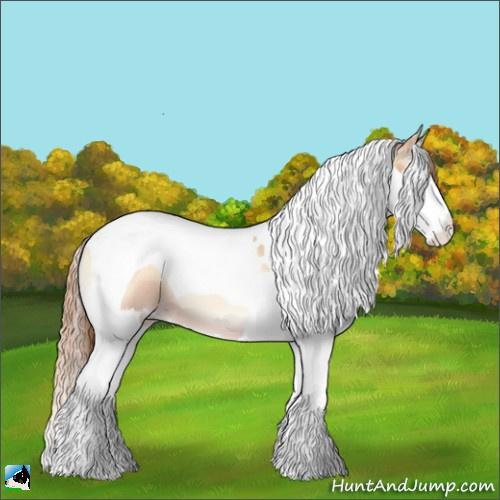 Horse Color:Gold Champagne Pearl Onyx Splash Tobiano 
