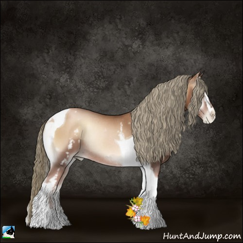 Horse Color:White Spotted Liver Red Onyx Pearl Tobiano Rabicano 