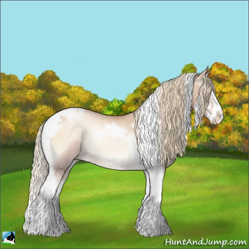 Horse Color:Gold Champagne Pearl Onyx Splash Tobiano 