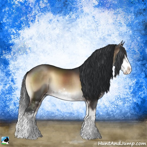 Horse Color:Brown Onyx Sabino 