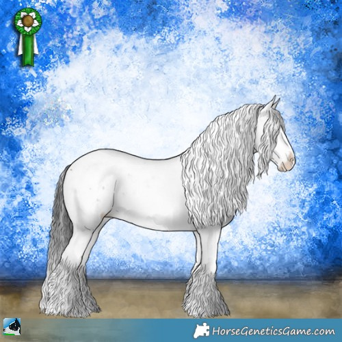 Horse Color:Blue Onyx Ice Sabino Splash 
