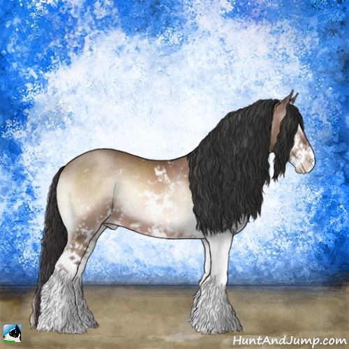 Horse Color:Sable Champagne Onyx Mushroom Sabino 