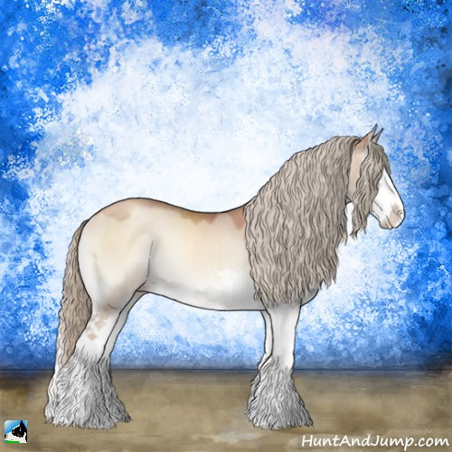 Horse Color:Gold Champagne Onyx Mushroom Splash 