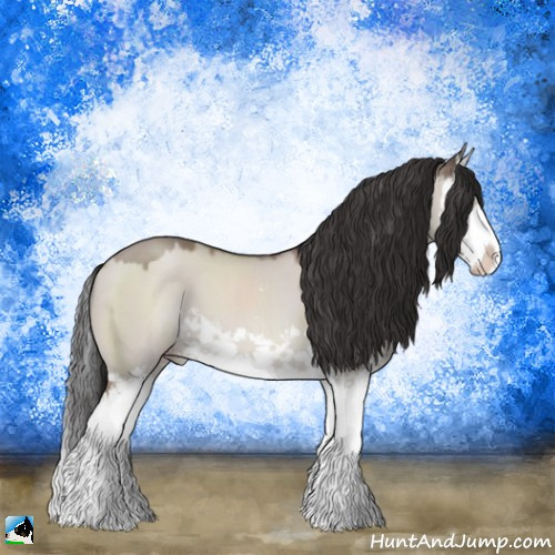 Horse Color:Classic Champagne Dun Mushroom Sabino Splash 