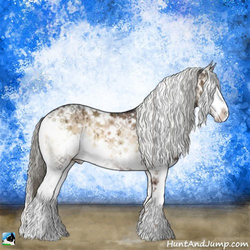 Horse Color:Liver Red Dun Onyx Mushroom Sabino Rabicano Brindle 