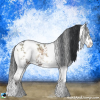 Horse Color:Brown Ice Onyx Mushroom Sabino Brindle 