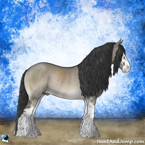 Horse Color:Grullo Onyx Mushroom Sabino Rabicano 
