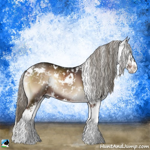 Horse Color:Liver Red Onyx Mushroom Sabino 