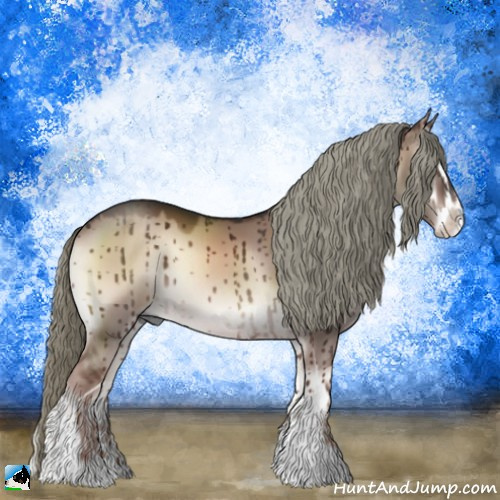 Horse Color:Liver Red Dun Onyx Mushroom Sabino Brindle 