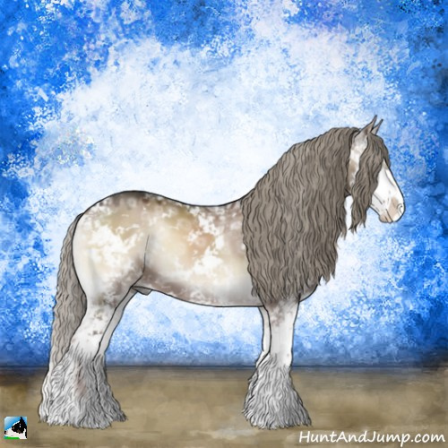 Horse Color:Liver Red Dun Ice Onyx Mushroom Sabino 