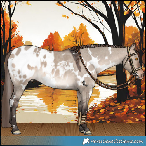 Horse Color:White Spotted Bay Dun Mushroom Appaloosa Rabicano 