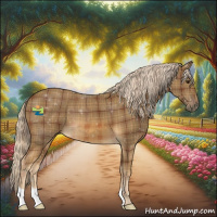 Horse Color:Plaid  Chocolate Palomino 
