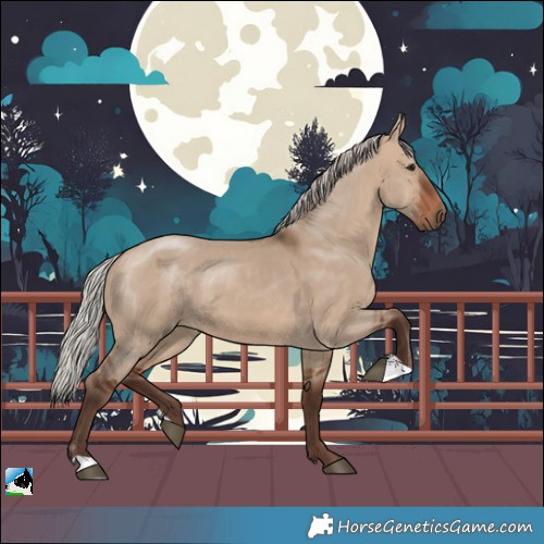 Horse Color:Silver Bay Dun