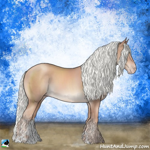 Horse Color:Gold Champagne Mushroom Sabino
