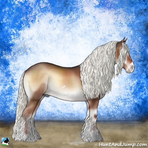 Horse Color:Liver Red Onyx Mushroom Sabino 