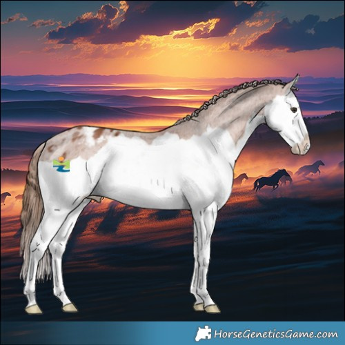 Horse Color:Chestnut Splash Appaloosa 