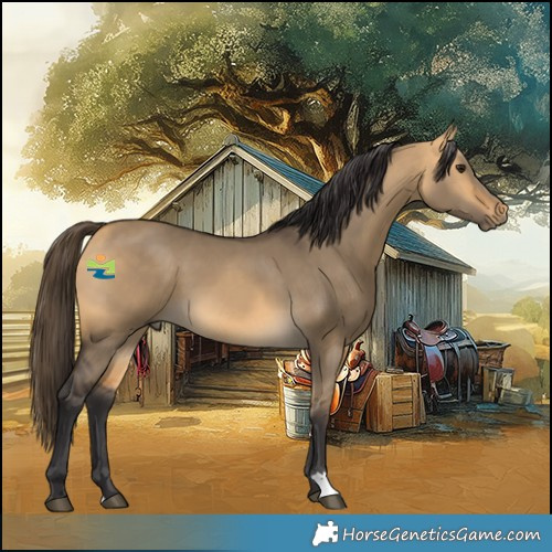 Horse Color:Buckskin Dun 