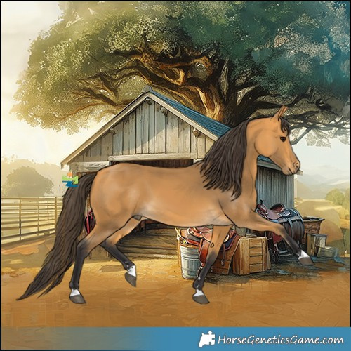 Horse Color:Buckskin 