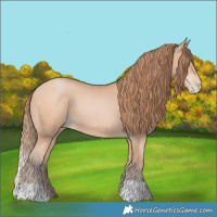 Horse Color:Bay Pearl Mushroom 