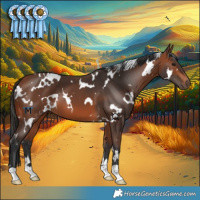 Horse Color:White Spotted Bay