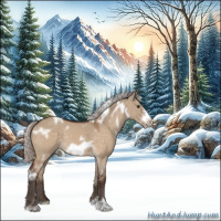 Horse Color:White Spotted Silver Brown Dun Frame 