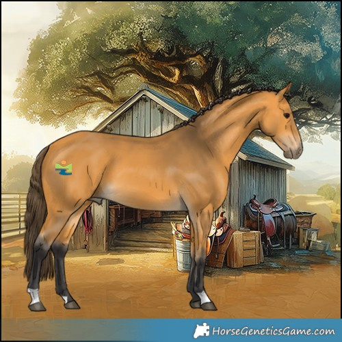 Horse Color:Buckskin 