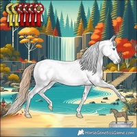 Horse Color:Bay Pearl Dun Splash Appaloosa