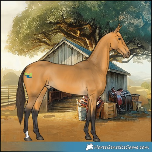 Horse Color:Buckskin 