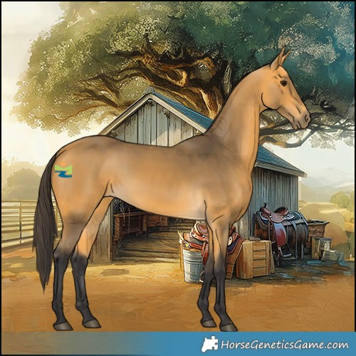Horse Color:Buckskin 