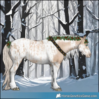 Horse Color:Chocolate Palomino Pearl Tobiano Frame and Chocolate Palomino Pearl Tobiano Frame Appaloosa