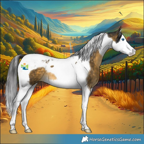 Horse Color:Buckskin Splash Tobiano 