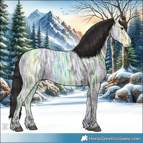 Horse Color:Smoky Black Ice 
