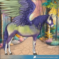 Horse Color:Watercolor Blue Onyx 