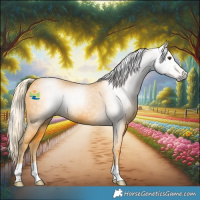 Horse Color:Gray Palomino 