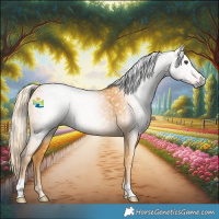 Horse Color:Gray Palomino 