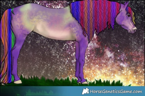 Horse Color:Painted Watercolor Brown 