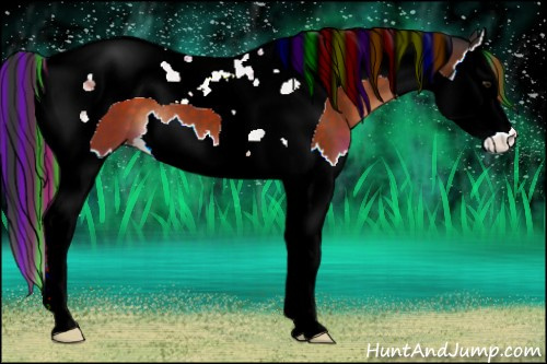 Horse Color:Painted Brown Splash Tobiano 