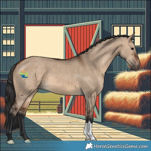 Horse Color:Brown Dun 