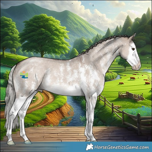 Horse Color:Liver Red Dun Mushroom Sabino Splash 