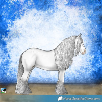 Horse Color:Brown Ice Onyx Sabino