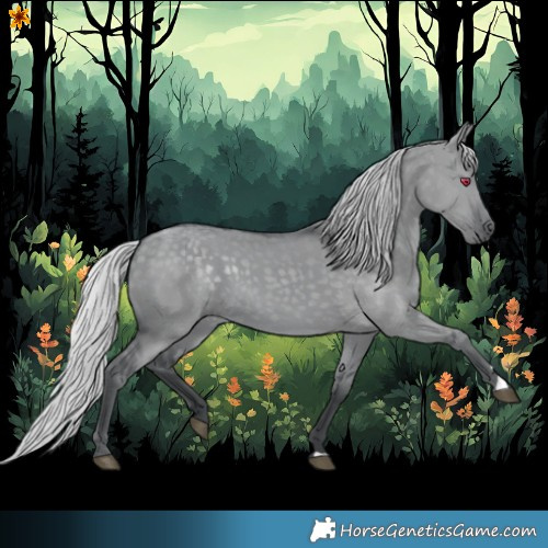 Horse Color:Silver Grullo Chinchilla