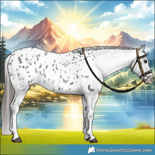 Horse Color:Blue Roan Tobiano Appaloosa 