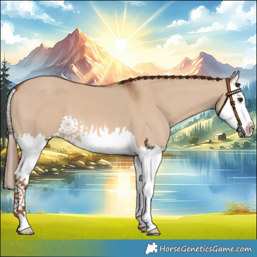 Horse Color:Red Dun Splash 