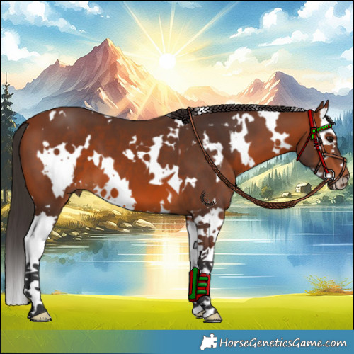 Horse Color:White Spotted Bay Splash 