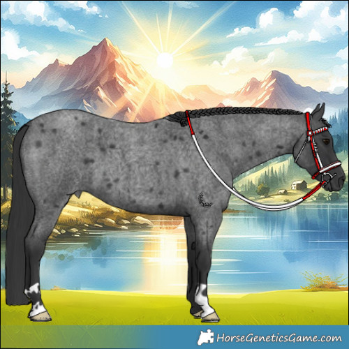 Horse Color:Blue Roan 